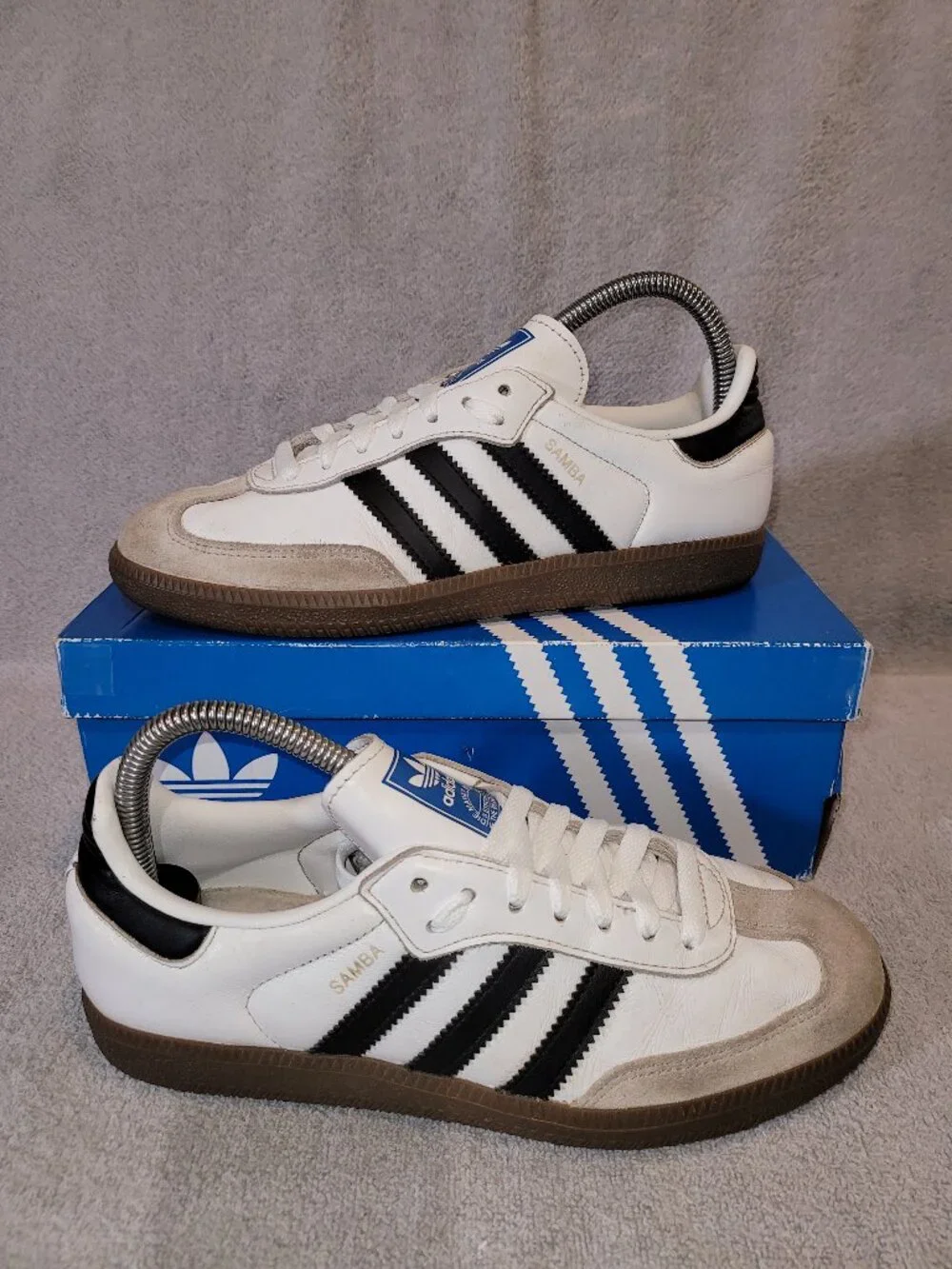 Adidas Originals Samba OG White/Black Big Kids Size 5.5 IE3675 (#1642)